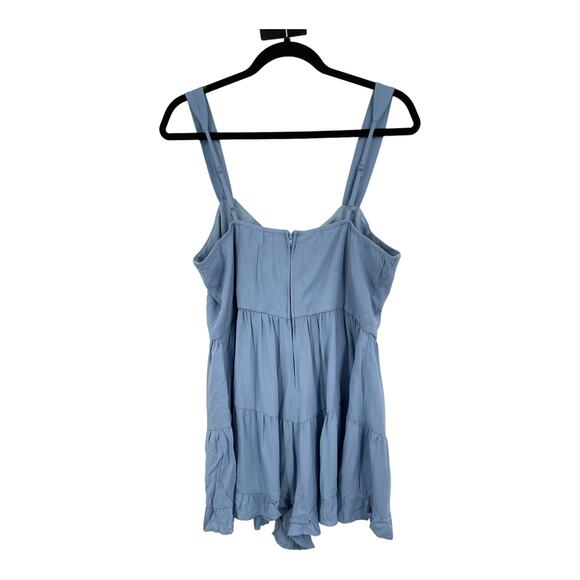 Rowa romper sleeveless blue size X-Large XL - Picture 3 of 4
